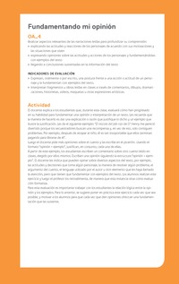 Ejemplo Evaluación Programas - OA04 - Fundamentando mi opinión Ejemplo Evaluación Programas - OA04 - Fundamentando mi opinión