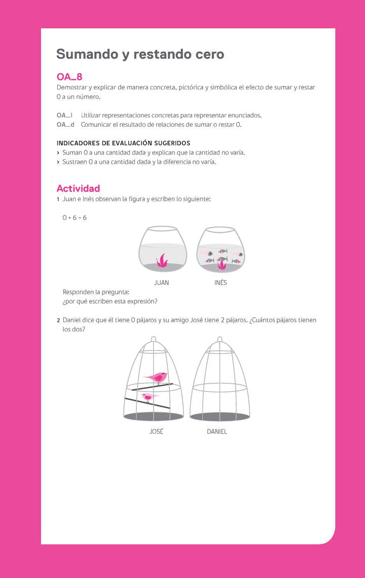 Ejemplo Evaluación Programas - OA08 - Sumando y restando cero Ejemplo Evaluación Programas - OA08 - Sumando y restando cero
