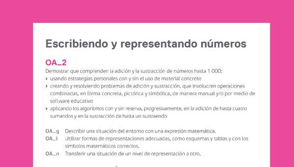 Evaluación Programas - MA03 OA02 - U1 - Escribiendo y representando números Evaluación Programas - MA03 OA02 - U1 - Escribiendo y representando números