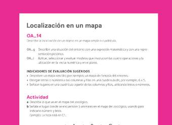 Evaluación Programas - MA03 OA14 - U4 - Localización en un mapa Evaluación Programas - MA03 OA14 - U4 - Localización en un mapa