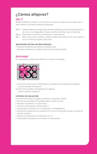 Evaluación Programas - MA04 OA07 - U1 - ¿Cuántos alfajores? Evaluación Programas - MA04 OA07 - U1 - ¿Cuántos alfajores?