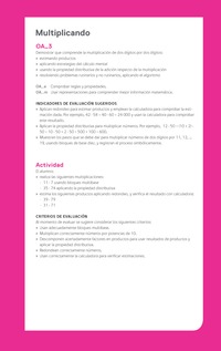 Evaluación Programas - MA05 OA03 - U1 - Multiplicando Evaluación Programas - MA05 OA03 - U1 - Multiplicando
