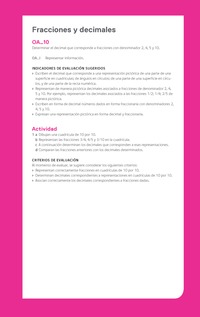 Evaluación Programas - MA05 OA10 - U3 - Fracciones y decimales Evaluación Programas - MA05 OA10 - U3 - Fracciones y decimales