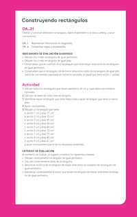 Evaluación Programas - MA05 OA21 - U2 - Construyendo rectángulos Evaluación Programas - MA05 OA21 - U2 - Construyendo rectángulos