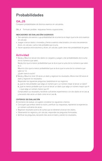 Evaluación Programas - MA05 OA25 - U4 - Probabilidades Evaluación Programas - MA05 OA25 - U4 - Probabilidades