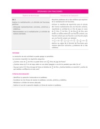 Evaluación Programas - MA07 OA03 - U1 - OPERANDO CON FRACCIONES Evaluación Programas - MA07 OA03 - U1 - OPERANDO CON FRACCIONES
