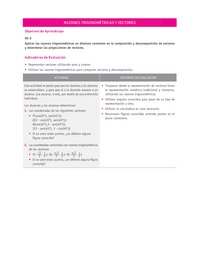Evaluación Programas - MA2M OA09 - U3 - RAZONES TRIGONOMÉTRICAS Y VECTORES Evaluación Programas - MA2M OA09 - U3 - RAZONES TRIGONOMÉTRICAS Y VECTORES