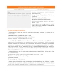 Evaluación Programas - LE07 OA01 - U4 - CONSTRUYENDO UN AFICHE SOBRE UNA NOVELA Evaluación Programas - LE07 OA01 - U4 - CONSTRUYENDO UN AFICHE SOBRE UNA NOVELA