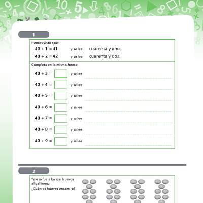 Leer, escribir, agrupar y sumar elementos Leer, escribir, agrupar y sumar elementos
