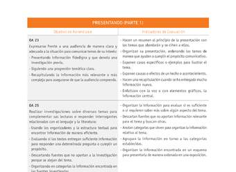 Evaluación Programas - LE08 OA23 - OA25 - U2 - PRESENTANDO (PARTE 1) Evaluación Programas - LE08 OA23 - OA25 - U2 - PRESENTANDO (PARTE 1)