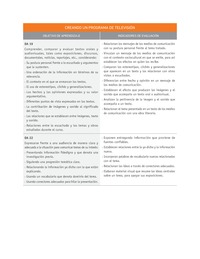 Evaluación Programas - LE1M OA19 - OA22 - U4 - CREANDO UN PROGRAMA DE TELEVISIÓN Evaluación Programas - LE1M OA19 - OA22 - U4 - CREANDO UN PROGRAMA DE TELEVISIÓN