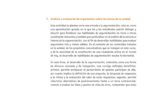 Evaluación Programas - LE2M OA09 - U1 - ANÁLISIS Y EVALUACIÓN DE ARGUMENTOS DE UN TEXTO Evaluación Programas - LE2M OA09 - U1 - ANÁLISIS Y EVALUACIÓN DE ARGUMENTOS DE UN TEXTO