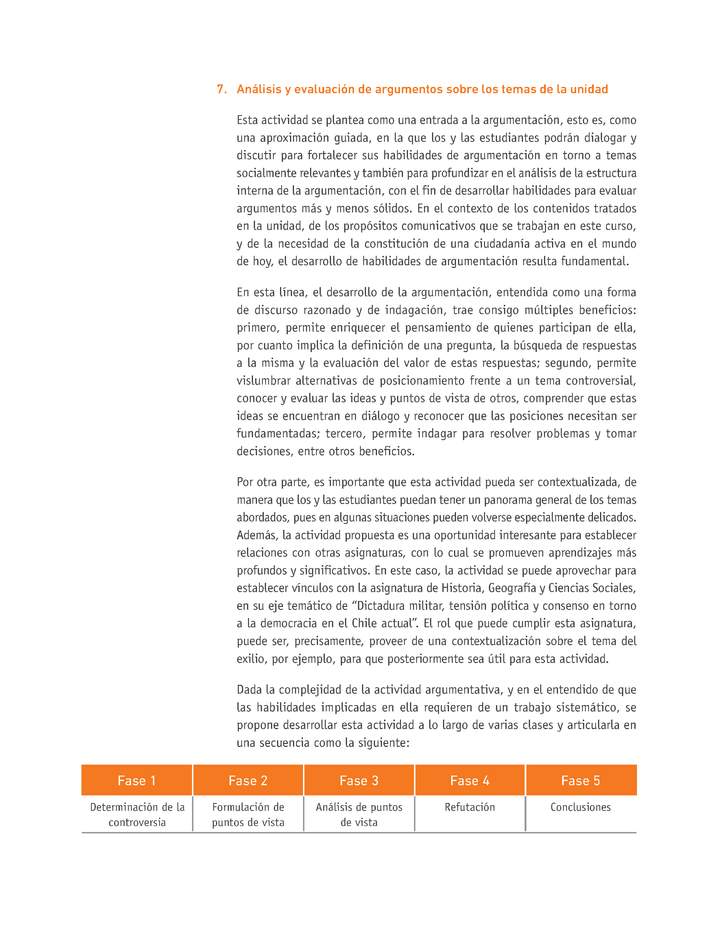 Evaluación Programas - LE2M OA09 - U1 - ANÁLISIS Y EVALUACIÓN DE ARGUMENTOS DE UN TEXTO