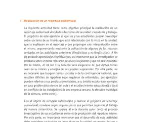Evaluación Programas - LE2M OA10 - OA22 - U2 - REALIZACIÓN DE UN REPORTAJE AUDIOVISUAL Evaluación Programas - LE2M OA10 - OA22 - U2 - REALIZACIÓN DE UN REPORTAJE AUDIOVISUAL