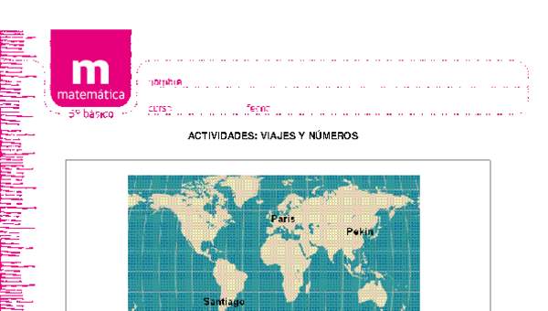 Viajes y números Viajes y números