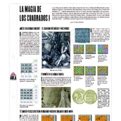 Cuadrados mágicos i Cuadrados mágicos i