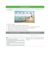 Evaluación Programas - CN1M - OA06 - OA07 - U3 - UNA CADENA TRÓFICA Evaluación Programas - CN1M - OA06 - OA07 - U3 - UNA CADENA TRÓFICA