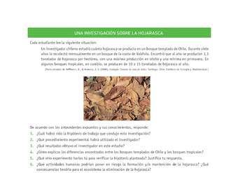 Evaluación Programas - CN1M - OA07 - U3 - UNA INVESTIGACIÓN SOBRE LA HOJARASCA Evaluación Programas - CN1M - OA07 - U3 - UNA INVESTIGACIÓN SOBRE LA HOJARASCA