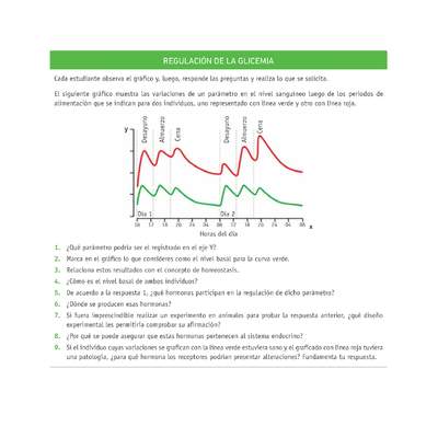 Evaluación Programas - CN2M - OA02 - U1 - REGULACIÓN DE LA GLICEMIA Evaluación Programas - CN2M - OA02 - U1 - REGULACIÓN DE LA GLICEMIA