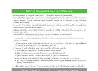Evaluación Programas - CN2M - OA05 - U2 - DERECHOS DE LA SALUD SEXUAL Y LA REPRODUCCIÓN Evaluación Programas - CN2M - OA05 - U2 - DERECHOS DE LA SALUD SEXUAL Y LA REPRODUCCIÓN