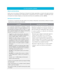 Evaluación Programas - HI07 - OA03 - U1 - LA CIVILIZACIÓN SUMERIA Evaluación Programas - HI07 - OA03 - U1 - LA CIVILIZACIÓN SUMERIA