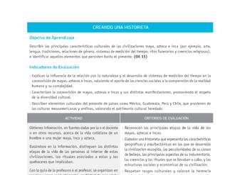 Evaluación Programas - HI07 OA15 - U4 - CREANDO UNA HISTORIETA Evaluación Programas - HI07 OA15 - U4 - CREANDO UNA HISTORIETA