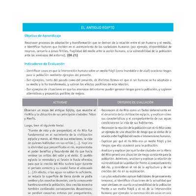 Evaluación Programas - HI07 OA21 - U1 - EL ANTIGUO EGIPTO Evaluación Programas - HI07 OA21 - U1 - EL ANTIGUO EGIPTO