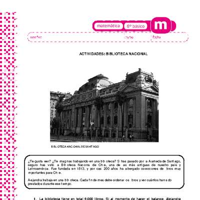 La biblioteca nacional La biblioteca nacional