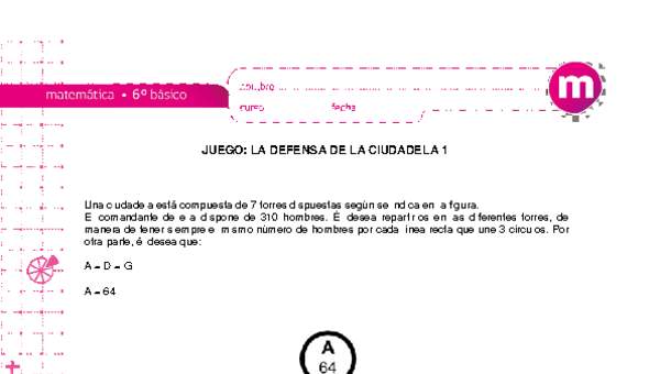 Juego: la defensa de la ciudadela 1 Juego: la defensa de la ciudadela 1