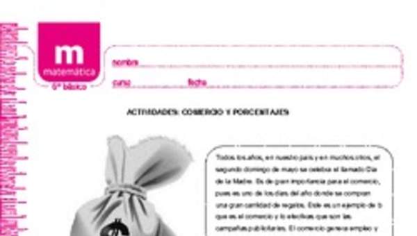 El comercio y los porcentajes El comercio y los porcentajes