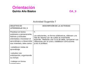 Actividad 7 OA 9 Actividad 7 OA 9