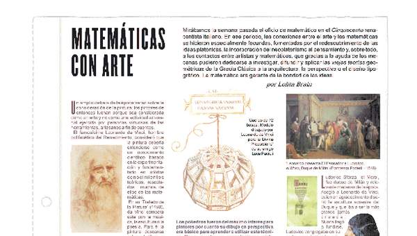 Matemáticas con arte Matemáticas con arte