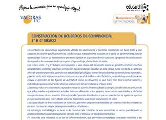 Construcción de acuerdos de convivencia 3° Y 4° Básico-OA7 Construcción de acuerdos de convivencia 3° Y 4° Básico-OA7