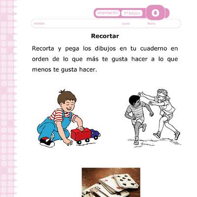 Actividad: ¿Qué me gusta hacer? OA1 Actividad: ¿Qué me gusta hacer? OA1