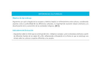 Evaluación Programas - HI08 - OA05 -U1 - DIFERENCIAS CULTURALES Evaluación Programas - HI08 - OA05 -U1 - DIFERENCIAS CULTURALES