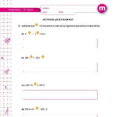 ¿Qué valor es? ¿Qué valor es?