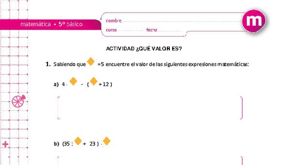 ¿Qué valor es? ¿Qué valor es?