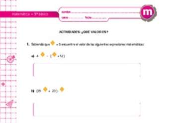 ¿Qué valor es? ¿Qué valor es?