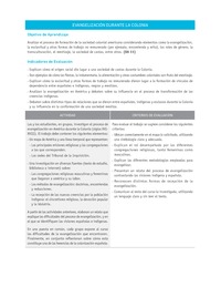 Evaluación Programas - HI08 OA11 - U2 - EVANGELIZACIÓN DURANTE LA COLONIA Evaluación Programas - HI08 OA11 - U2 - EVANGELIZACIÓN DURANTE LA COLONIA