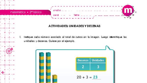 Unidades y decenas Unidades y decenas