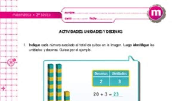 Unidades y decenas Unidades y decenas