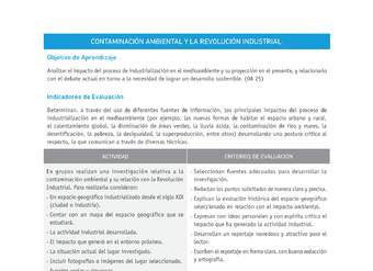Evaluación Programas - HI1M OA25 - U2 - CONTAMINACIÓN AMBIENTAL Y LA REVOLUCIÓN INDUSTRIAL Evaluación Programas - HI1M OA25 - U2 - CONTAMINACIÓN AMBIENTAL Y LA REVOLUCIÓN INDUSTRIAL