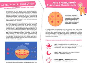 Astronomía ancestral Astronomía ancestral