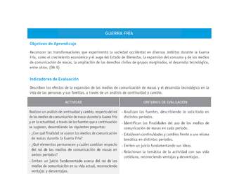 Evaluación Programas - HI2M OA09 - U2 - GUERRA FRÍA Evaluación Programas - HI2M OA09 - U2 - GUERRA FRÍA