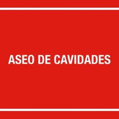 Aseo de cavidades Aseo de cavidades