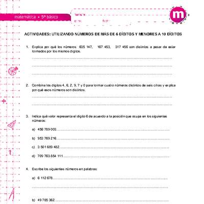 Utilizando números de más de 6 dígitos y menores a 10 dígitos Utilizando números de más de 6 dígitos y menores a 10 dígitos