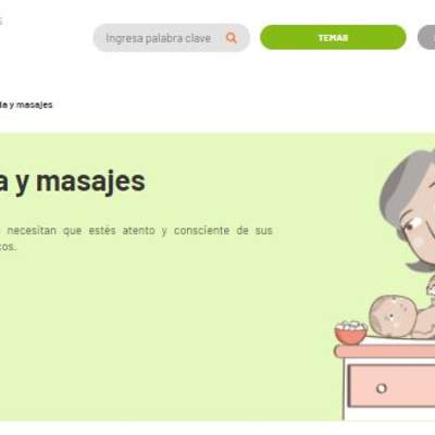 Chile crece contigo: Aseo, muda y masajes Chile crece contigo: Aseo, muda y masajes