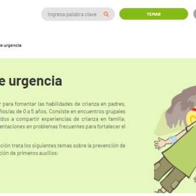 Chile crece contigo: Cuidados de urgencia Chile crece contigo: Cuidados de urgencia