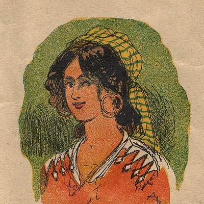 Ilustración: Esclava Morgiana Ilustración: Esclava Morgiana