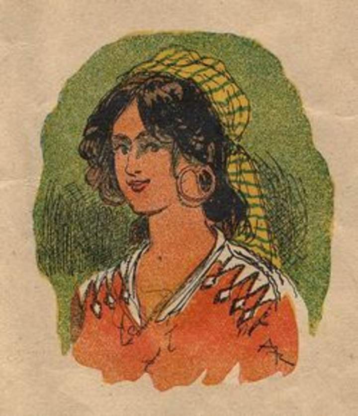 Ilustración: Esclava Morgiana Ilustración: Esclava Morgiana